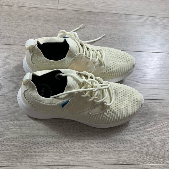 Vessi Linen Beige Everyday Move Waterproof Women’s Sneakers - Picture 10 of 14